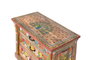GINER Y COLOMER Commode à 3 tiroirs en bois de manguier multicolore